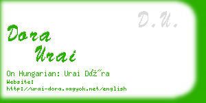 dora urai business card